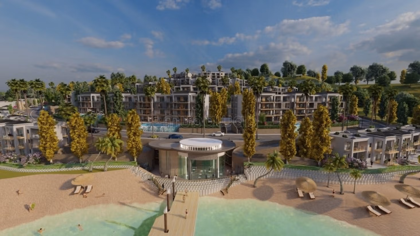 Luxe appartement à vendre avec vue sur mer à M'nar - Widok 2