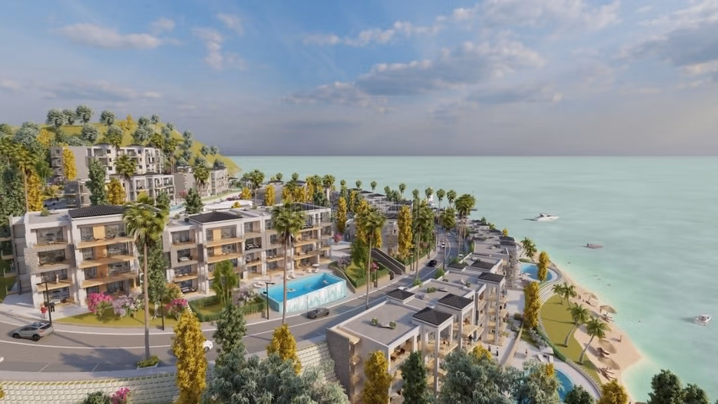 Luxe appartement à vendre avec vue sur mer à M'nar - Widok 4