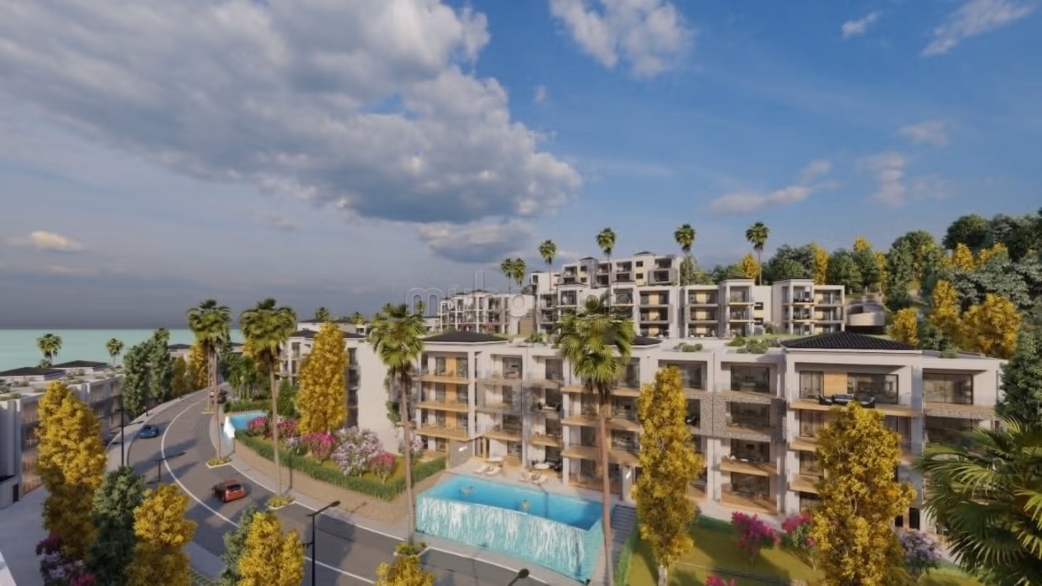 Luxe appartement à vendre avec vue sur mer à M'nar - Widok 5