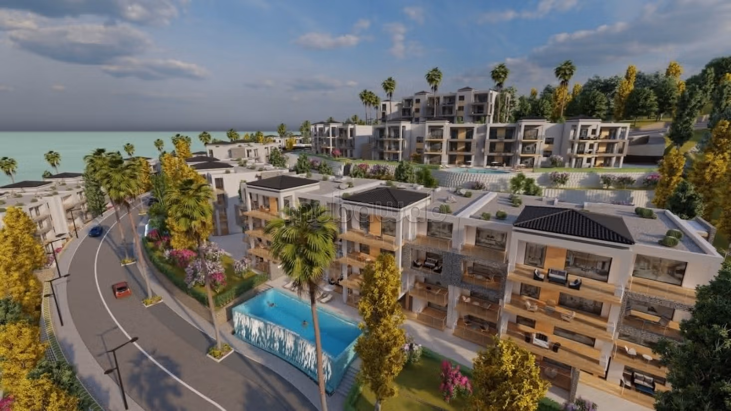 Luxe appartement à vendre avec vue sur mer à M'nar - Więcej