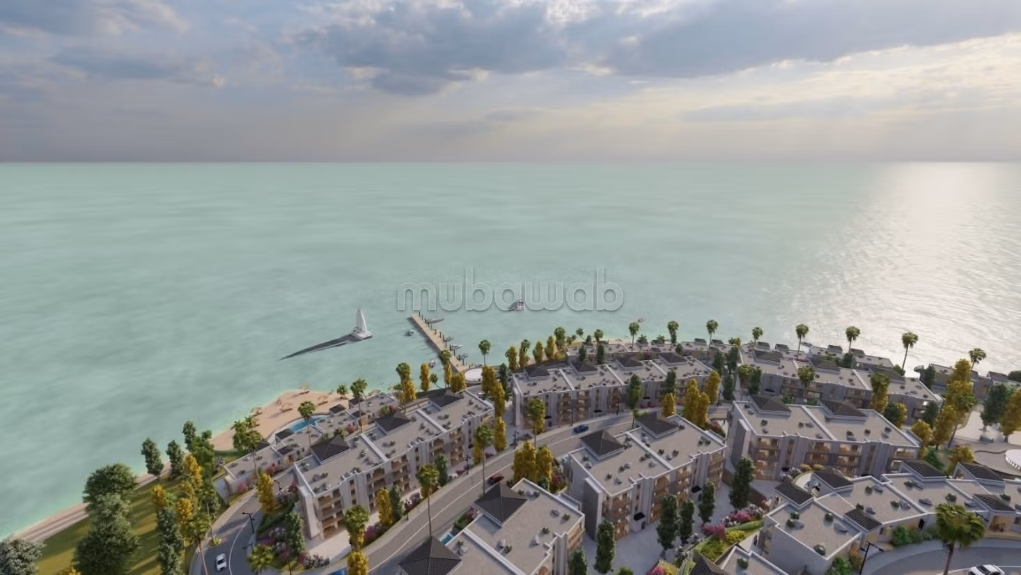 Luxe appartement te koop met uitzicht op zee in M'nar