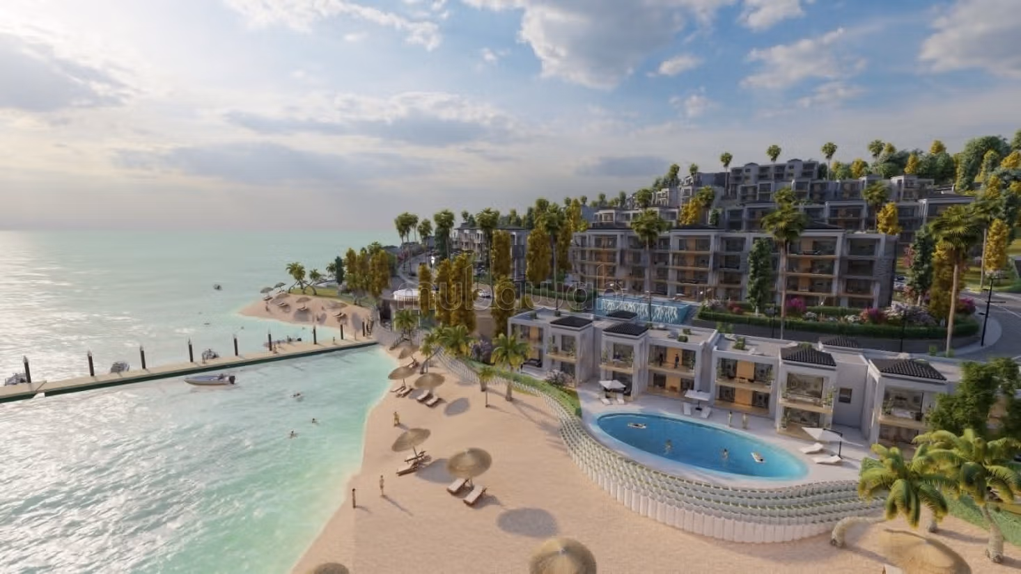 Luxe appartement te koop met uitzicht op zee in M'nar