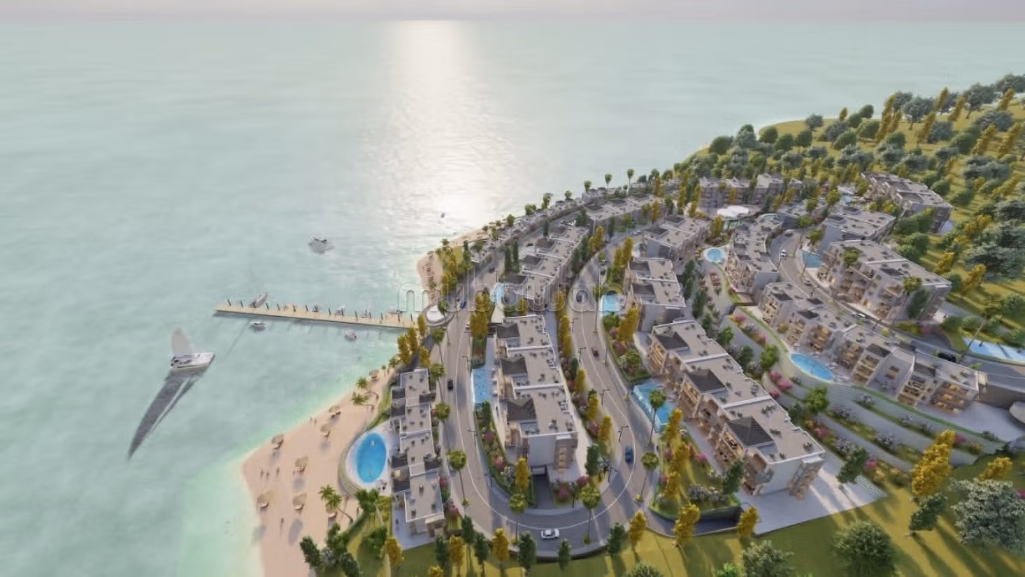Luxe appartement te koop met uitzicht op zee in M'nar
