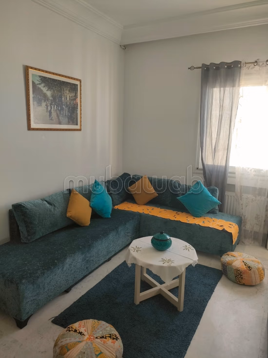 Appartements à louer à Zone Touristique.
Surface de 50 m².
Double vitrage et porte blindée