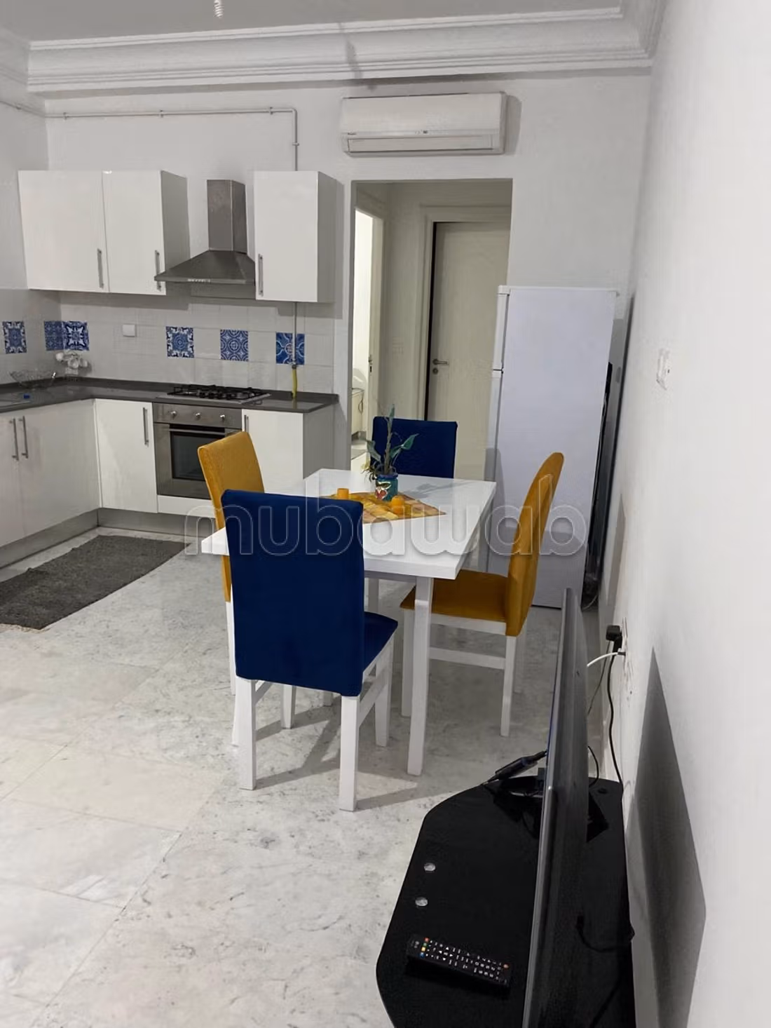 Appartements à louer à Zone Touristique.
Surface de 50 m².
Double vitrage et porte blindée