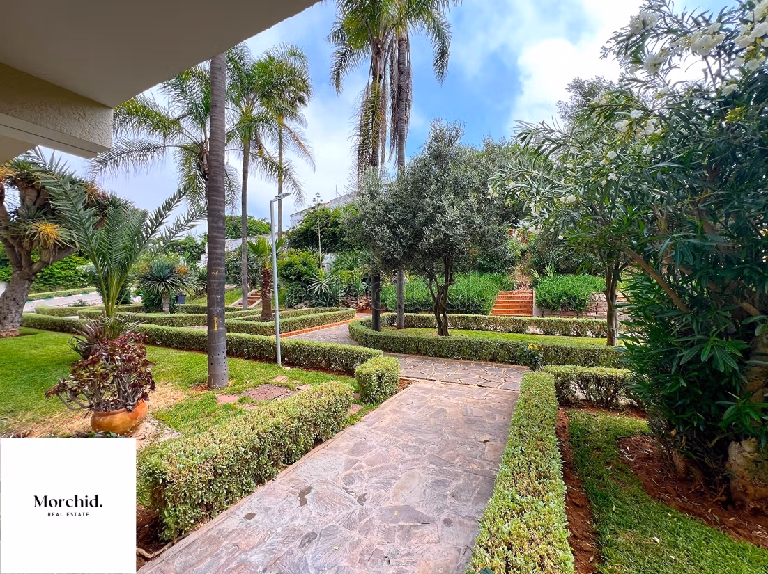 A louer Appt Rez de Jardin 2ch rte azzemour