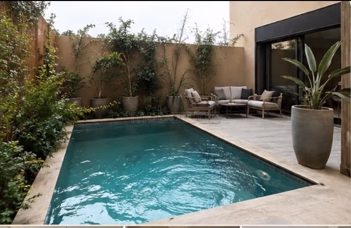 Duplex d’Exception avec Piscine Privée au Cœur de Guéliz – Marrakech