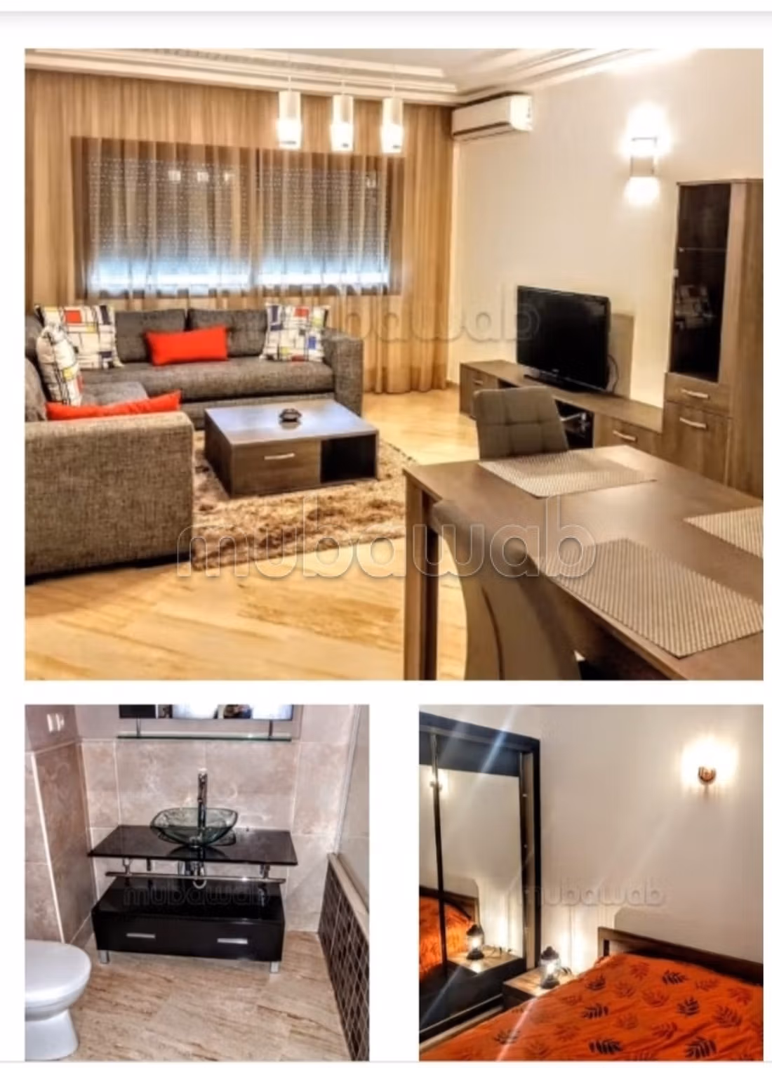 Appartement à vendre à Palmier. 
3 belles chambres. 
Cuisine entièrement équipée