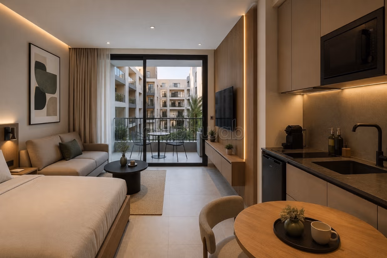 Studios & Duplex à vendre à l’hivernage – a partir de 42m2 
Livraison Octobre 2027 — 6