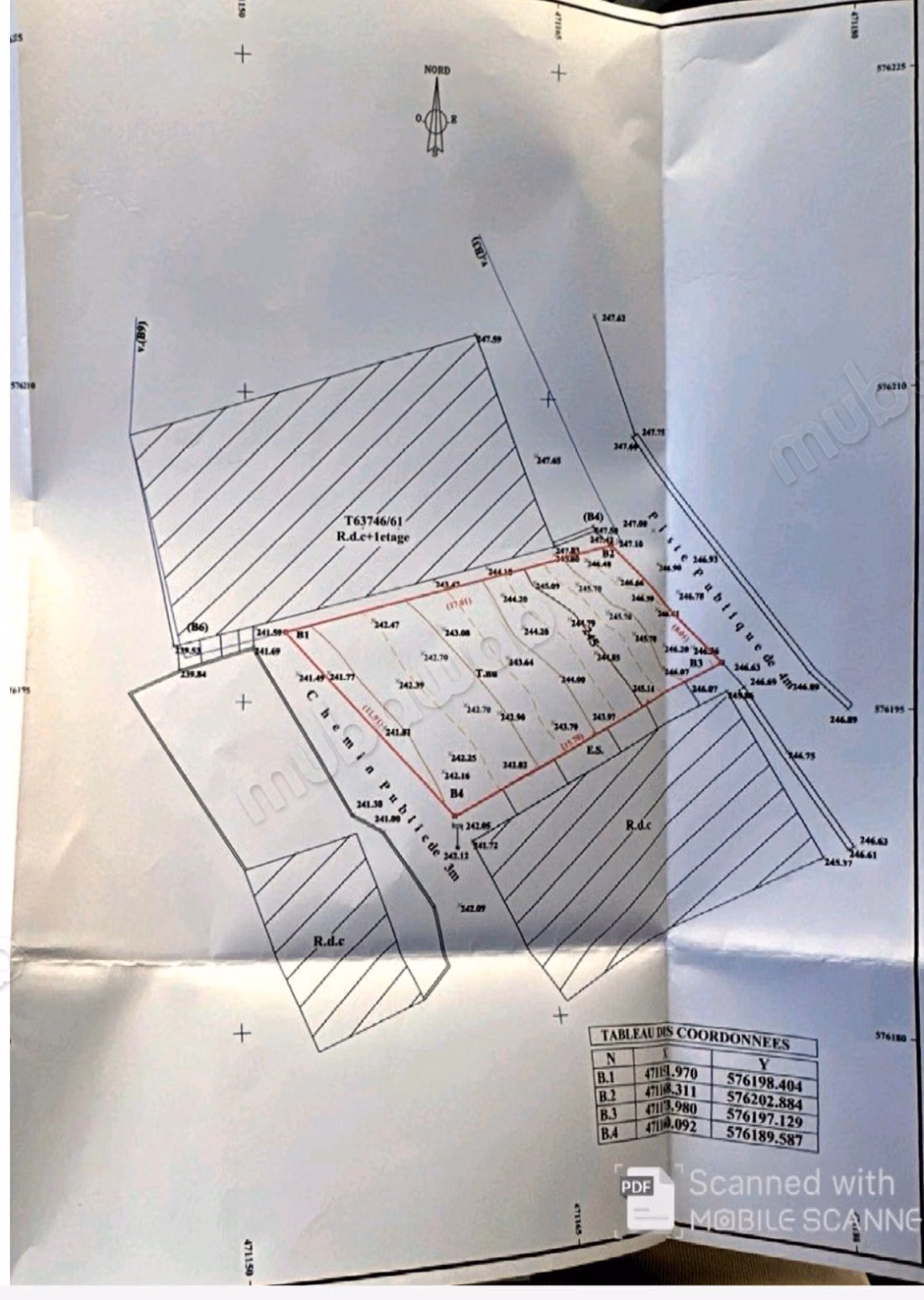 Terrain pour maison R2 avec vue sur Mer à Nouinouich