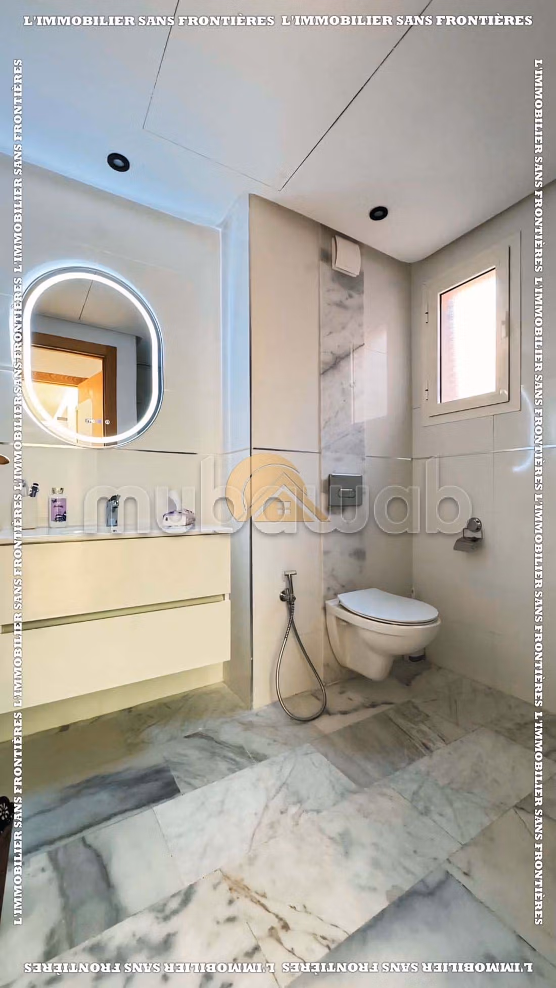 Furnished apartment for rent – Shared pool – Agdal, Marrakech – 95 sqm