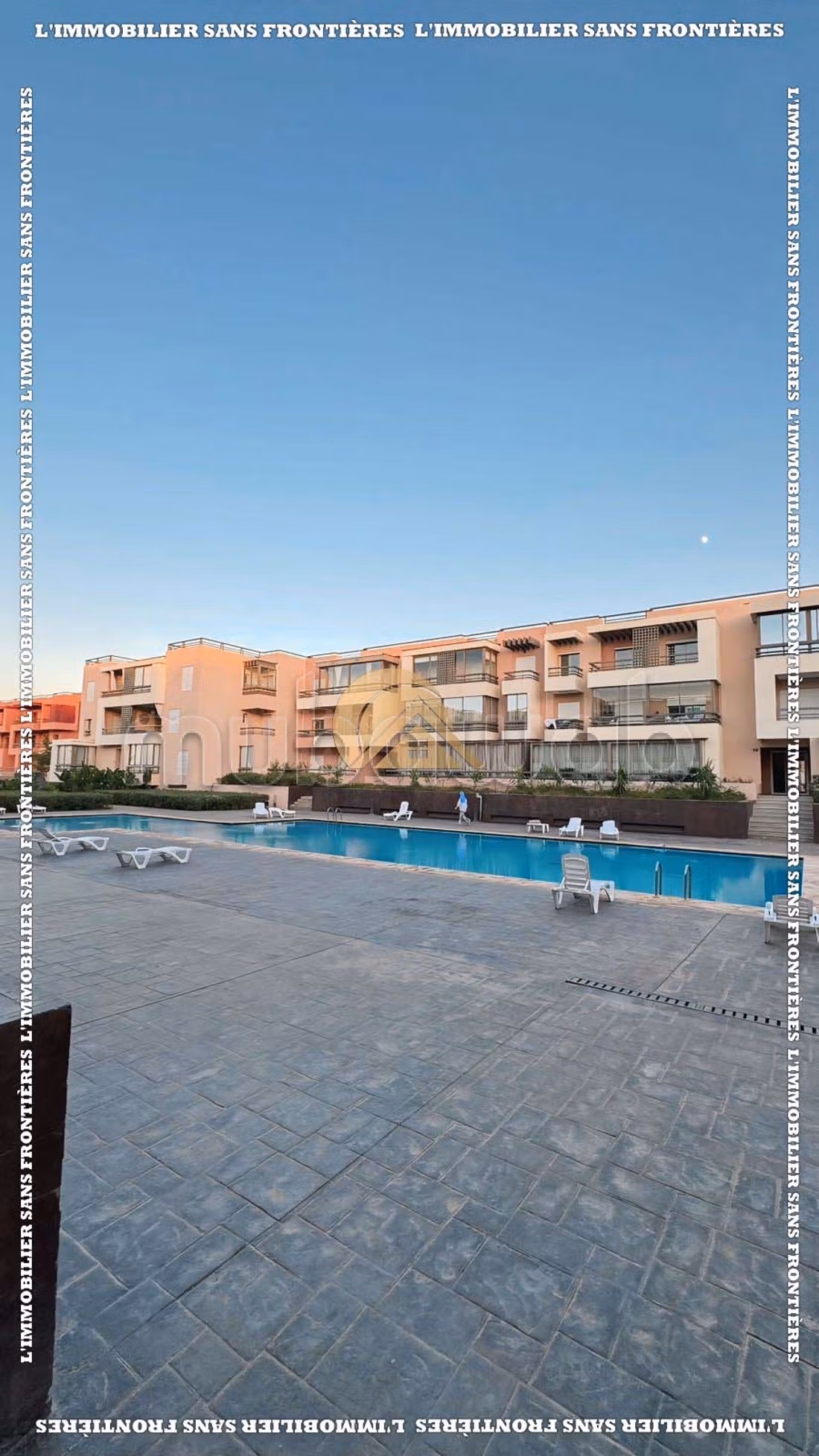 Furnished apartment for rent – Shared pool – Agdal, Marrakech – 95 sqm