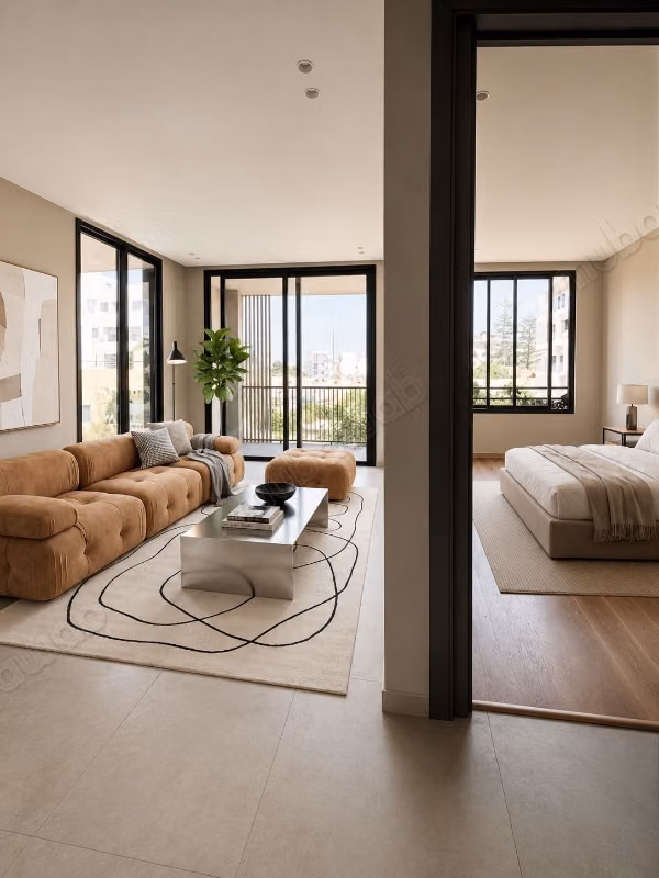 Vendita di un bell'appartamento a Casablanca Finance City. 1 locale. Posto auto e ascensore