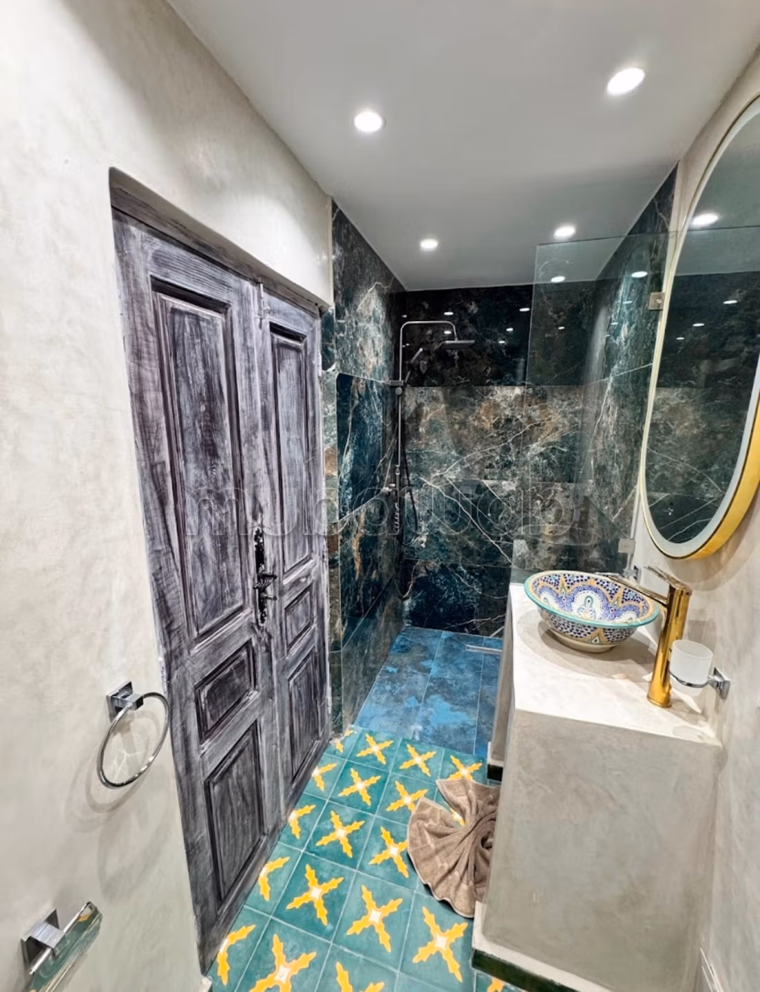 Location saisonnière des chambres dans un Riad à Medina 
derb jdid