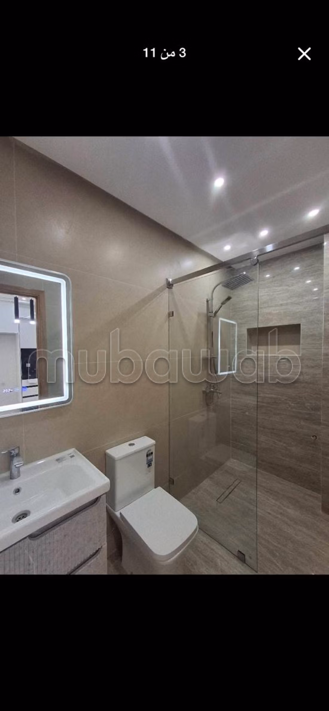 Apartment to purchase. 2 beautiful rooms. Satellite dish system and Moroccan living room