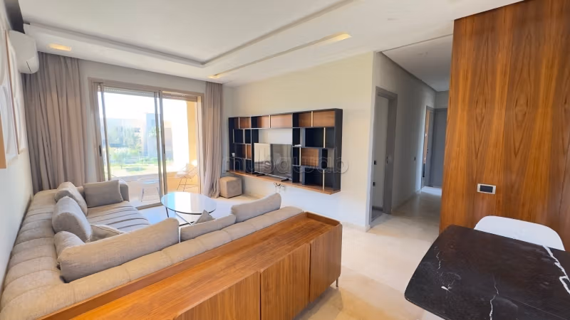Apartamento de 3 habitaciones en venta amueblado en Argan Golf Chrifia Marrakech piscina