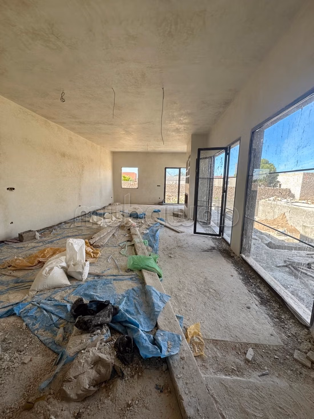 Villa lumineuse avec piscine à Ghazoua