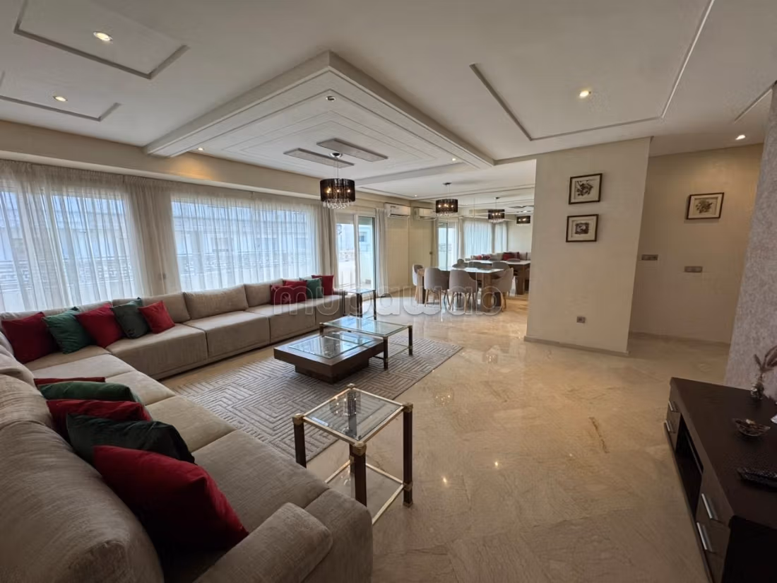 Superbe Appartement Meublé Avec Terrasse NEJMA