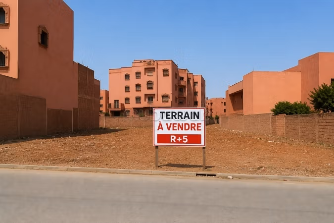Beau terrain R5 à la vente à Guéliz
