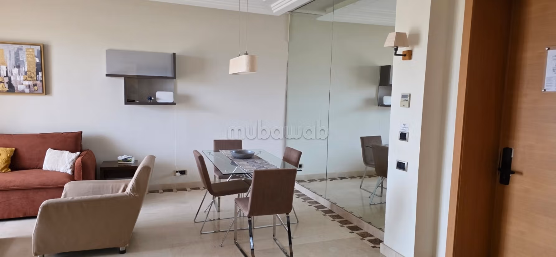 Appartement moderne avec terrasse dans résidence sécurisée avec piscine – Route de Casablanca, Marrakech — 5