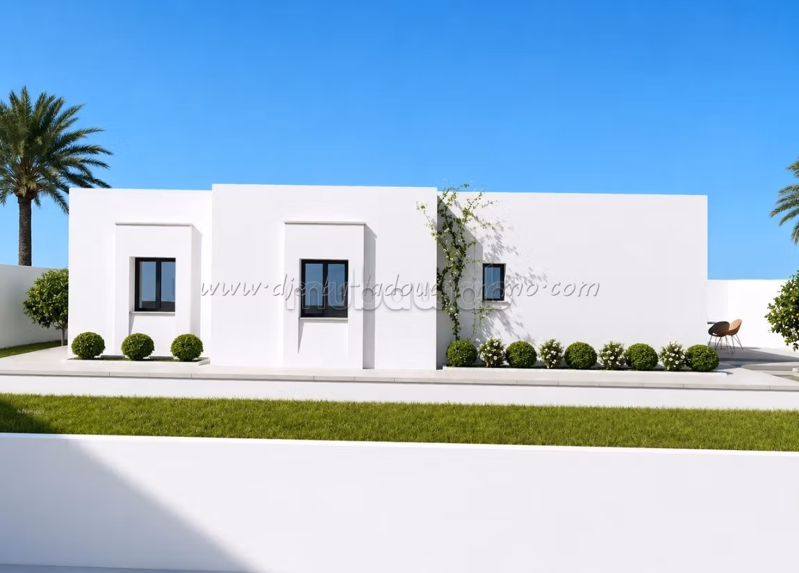 Villa S3 à vendre – Route d’Erriadh, Houmt Souk