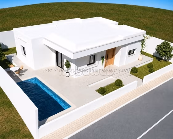 Villa S3 à vendre – Route d’Erriadh, Houmt Souk