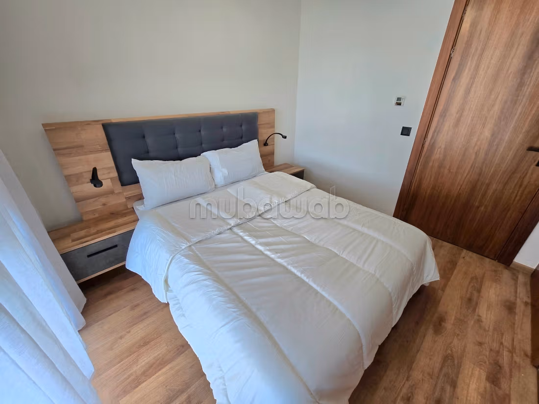 Louez cet appartement à Casablanca Finance City. 2 pièces. Meublé