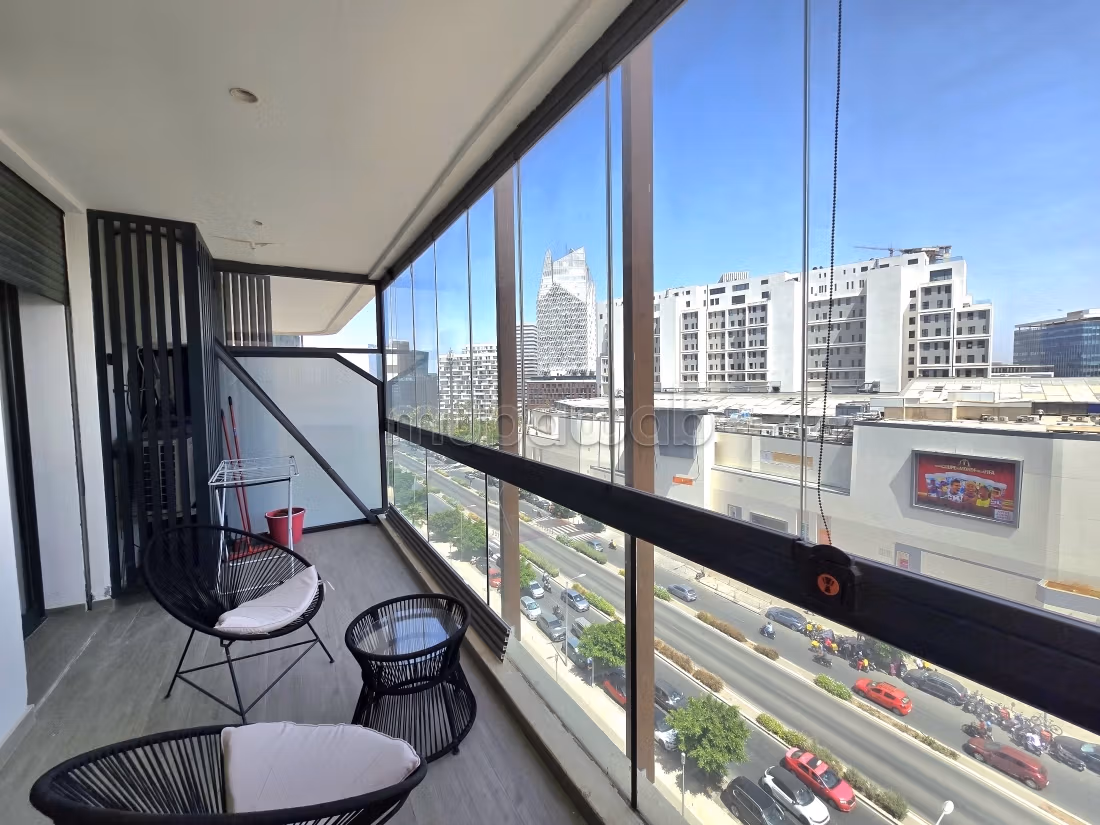 Louez cet appartement à Casablanca Finance City. 2 pièces. Meublé