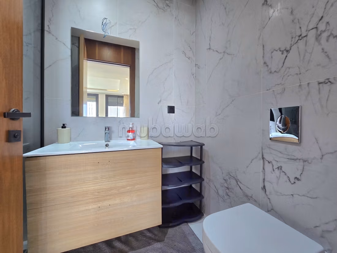 Louez cet appartement à Casablanca Finance City. 2 pièces. Meublé