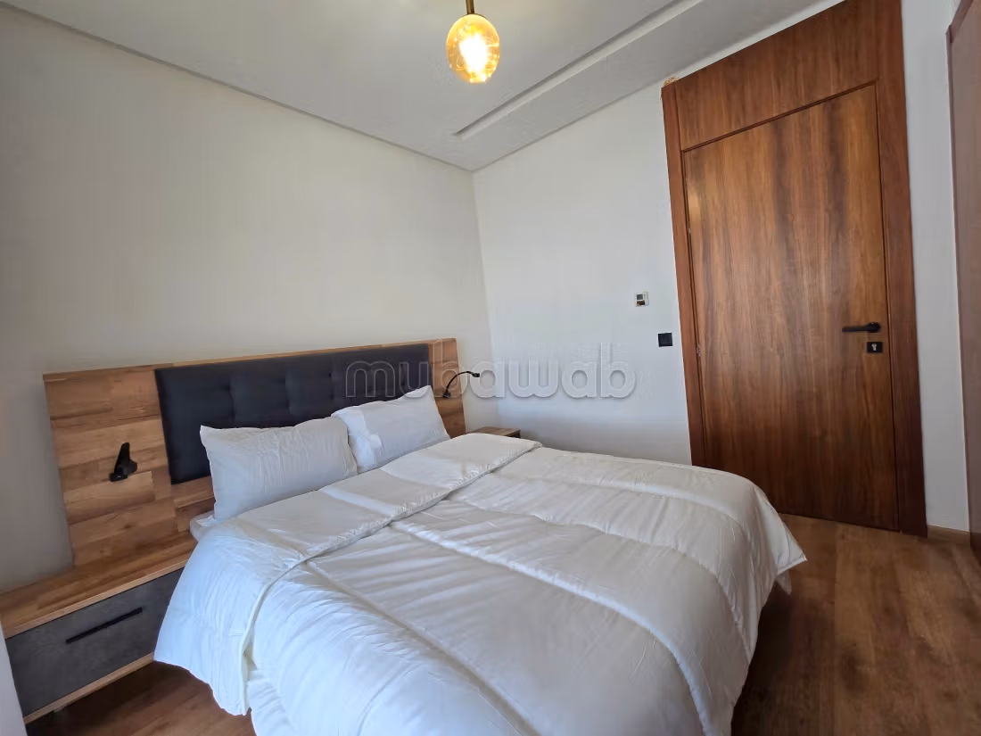 Louez cet appartement à Casablanca Finance City. 2 pièces. Meublé