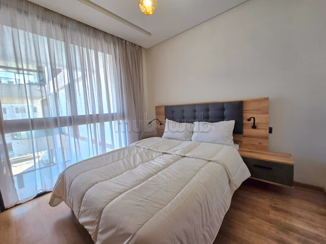 Louez cet appartement à Casablanca Finance City. 2 pièces. Meublé