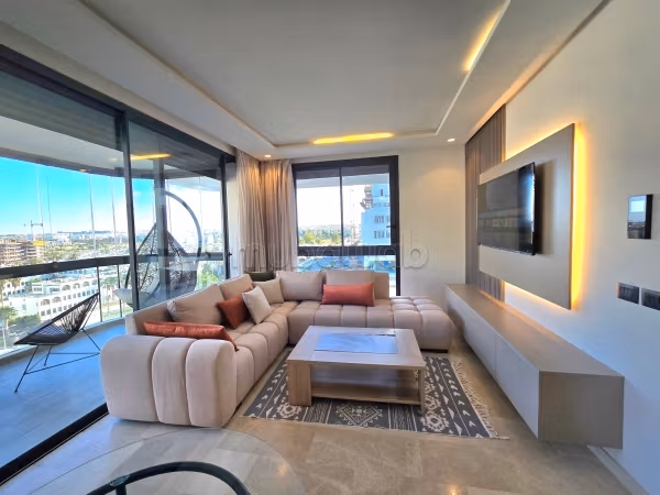 Affitta questo appartamento a Casablanca Finance City. 2 stanze. Arredato