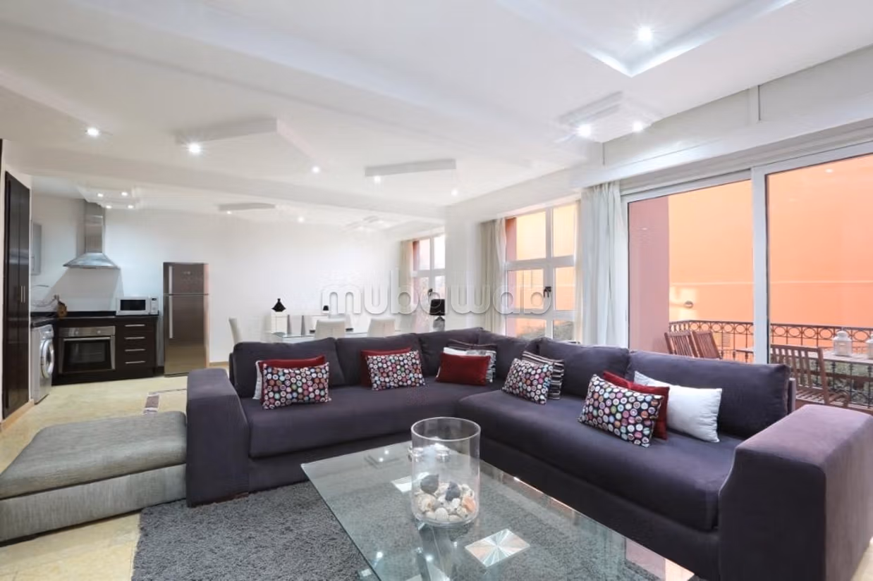 Appartement à louer à Majorelle. 3 grands espaces de vie. Meublé — 4