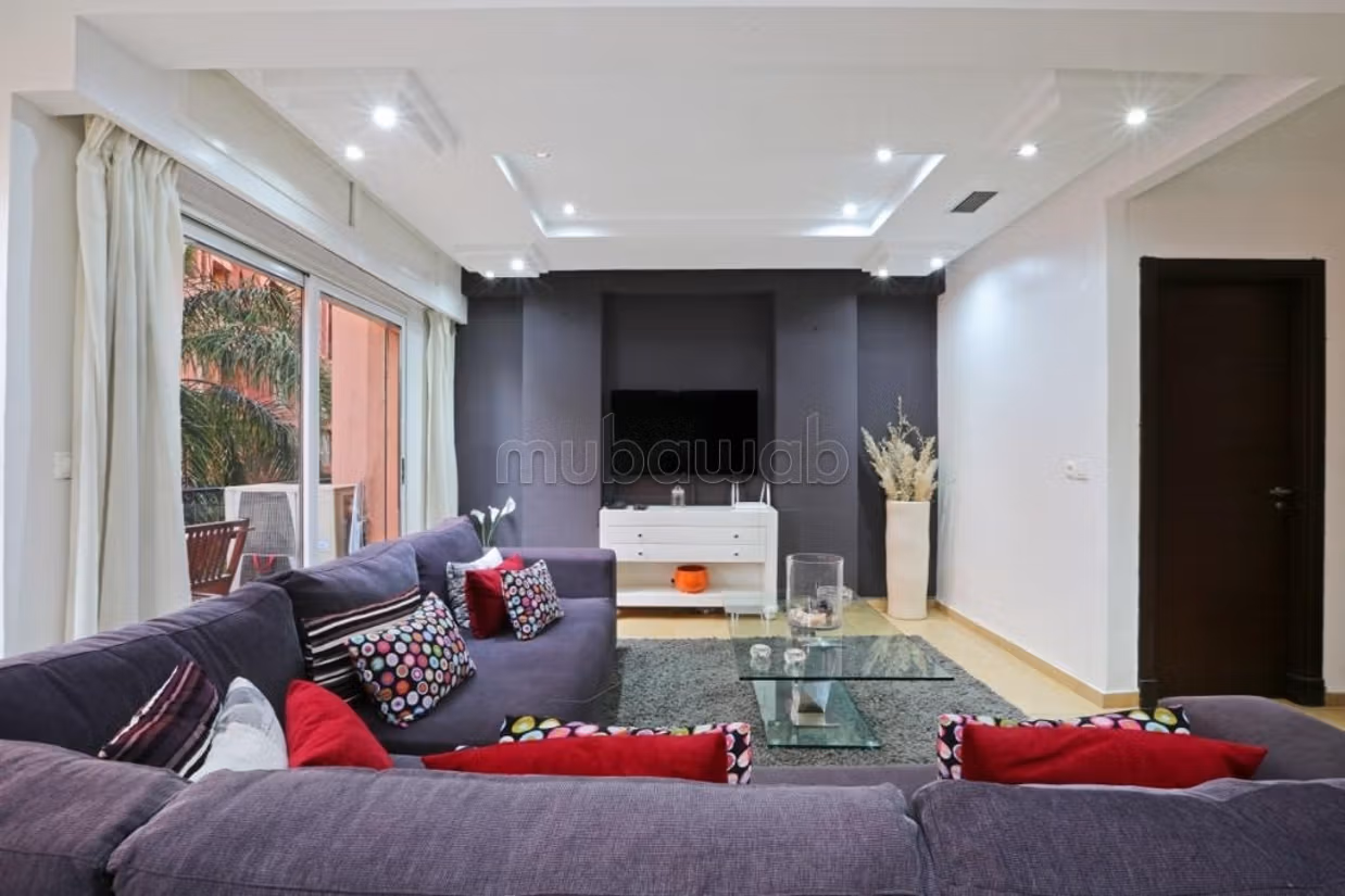 Appartement à louer à Majorelle. 3 grands espaces de vie. Meublé — 5