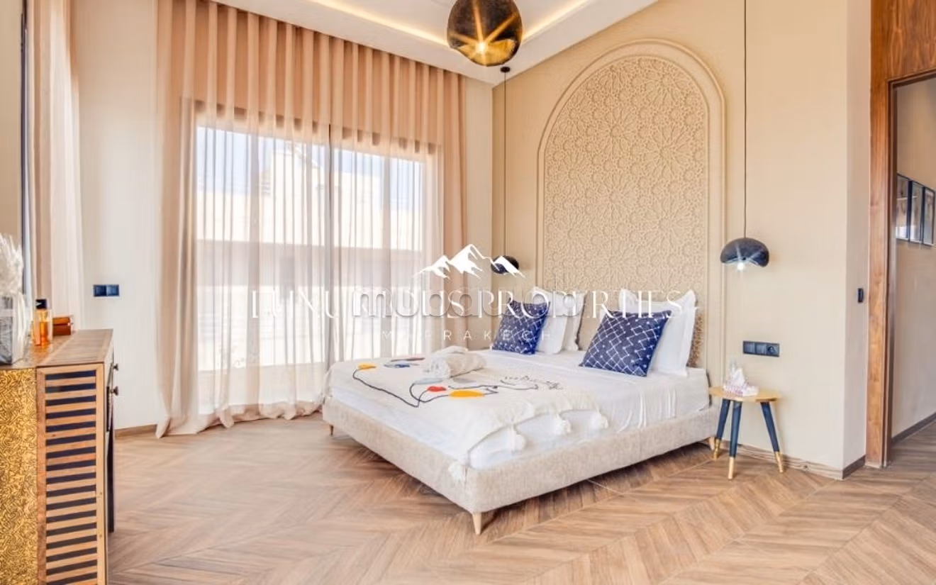 Contemporary villa with pool, Cherifia
