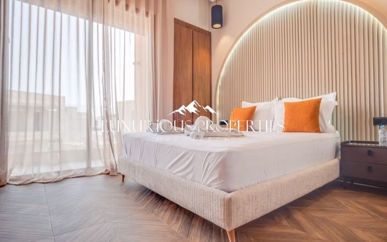 Contemporary villa with pool, Cherifia