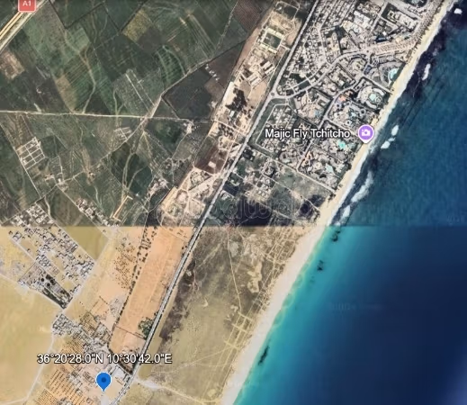 Terrain Hammamet près z. Touristique Hammamet