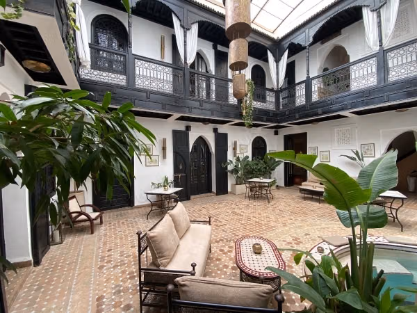 Vendita riad casa per gli ospiti titolo nella medina mkech