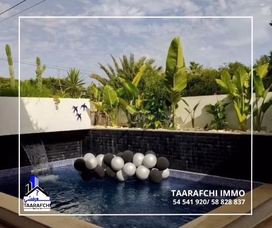 Bungalow con piscina privata a Hammamet Nord