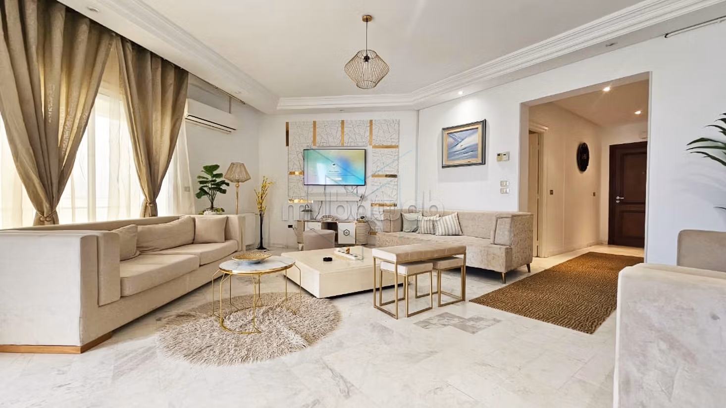 À Louer un appartement S3 vue dégagée sur mer meublé