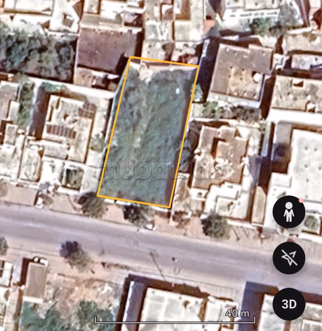 Terrain 634 m2 mahdia rue tunis
