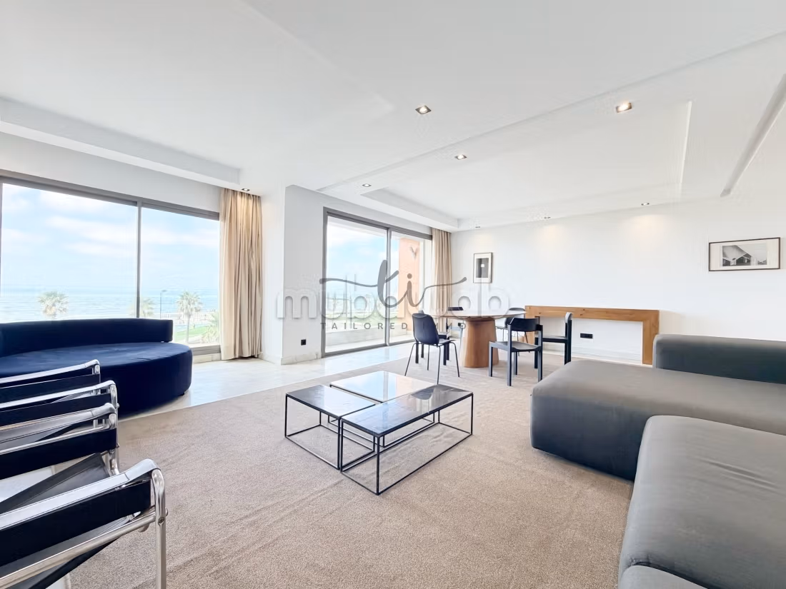 Appartement meublé de 3 chambres à louer à Ain diab — 3
