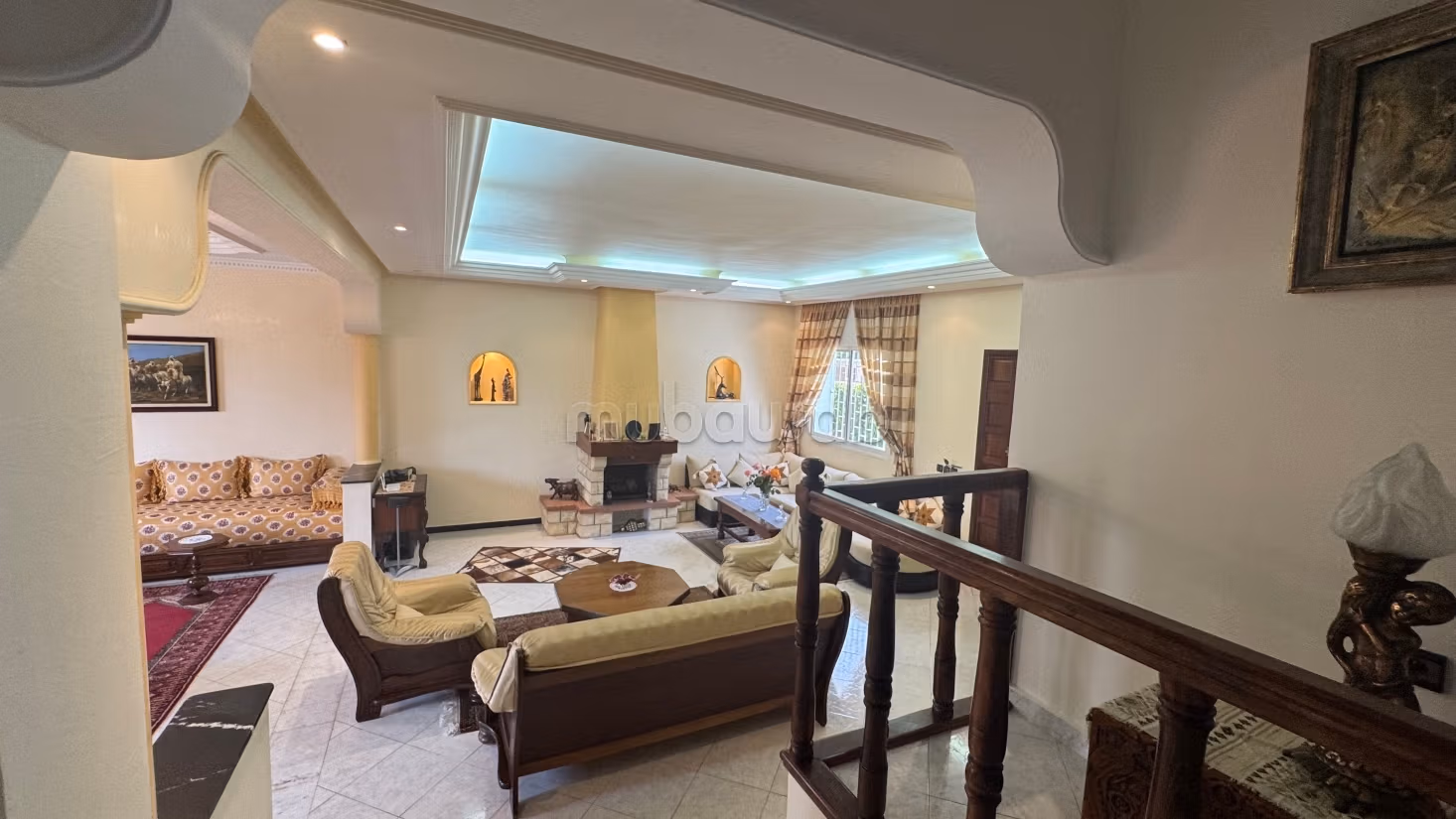 Magnifica villa in vendita a Dar Bouazza nel quartiere Nawrass. 3 camere. Terrazza e giardino