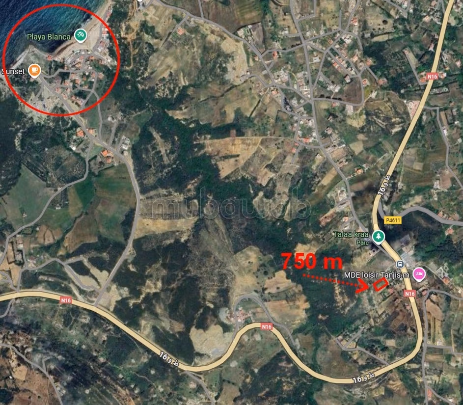 Perceel, 670m², titeld, zeezicht, villazone