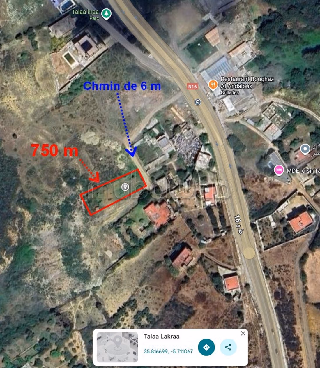Perceel, 670m², titeld, zeezicht, villazone