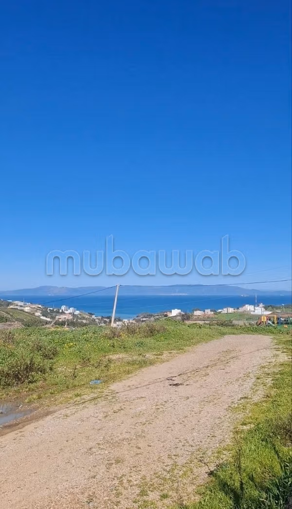 Terrain، 670m²، titré، vue mer، zone villa