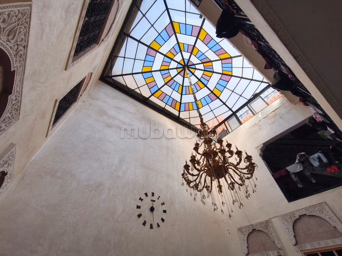 Beau riad 5 chbs de 130 m2 au sol bab Doukkala