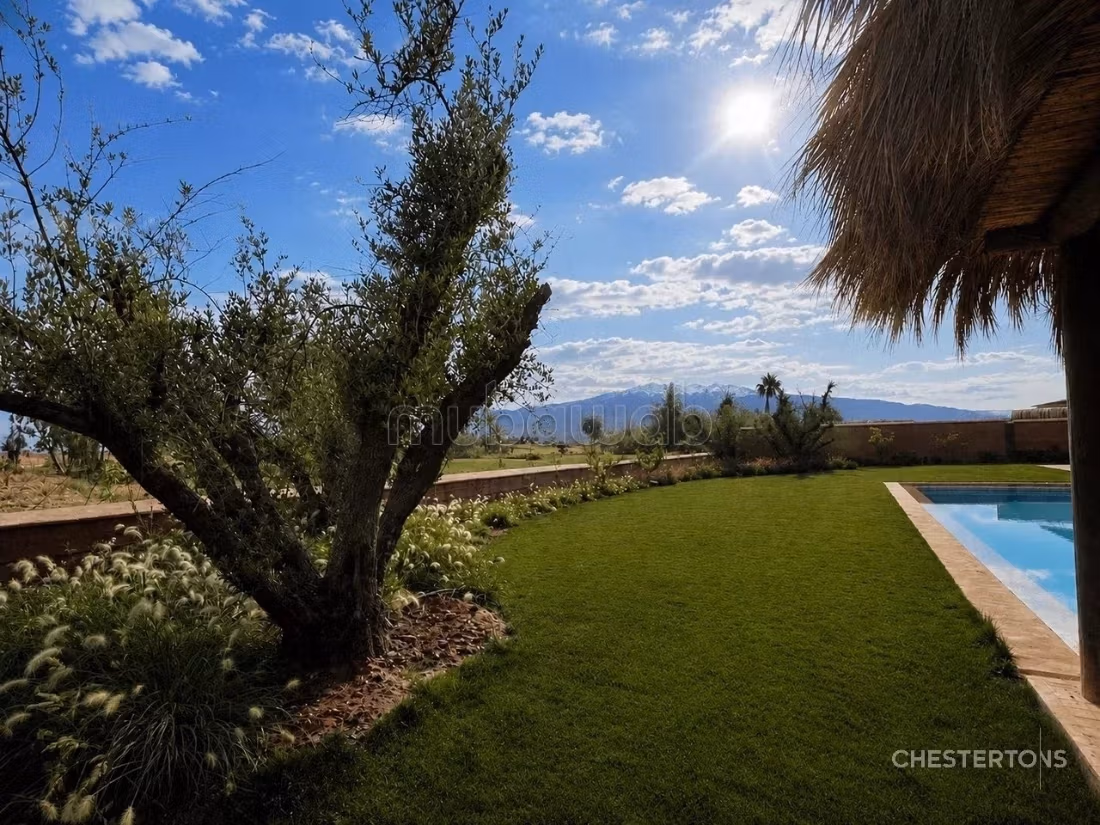 Villa Fairmont Residences Marrakech Golf Front Atlas View