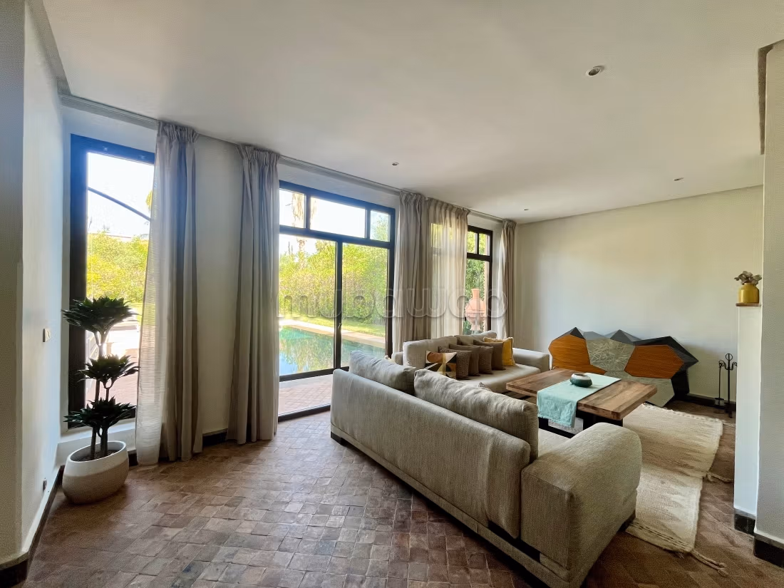 Bella villa amueblada con piscina privada, Marrakech