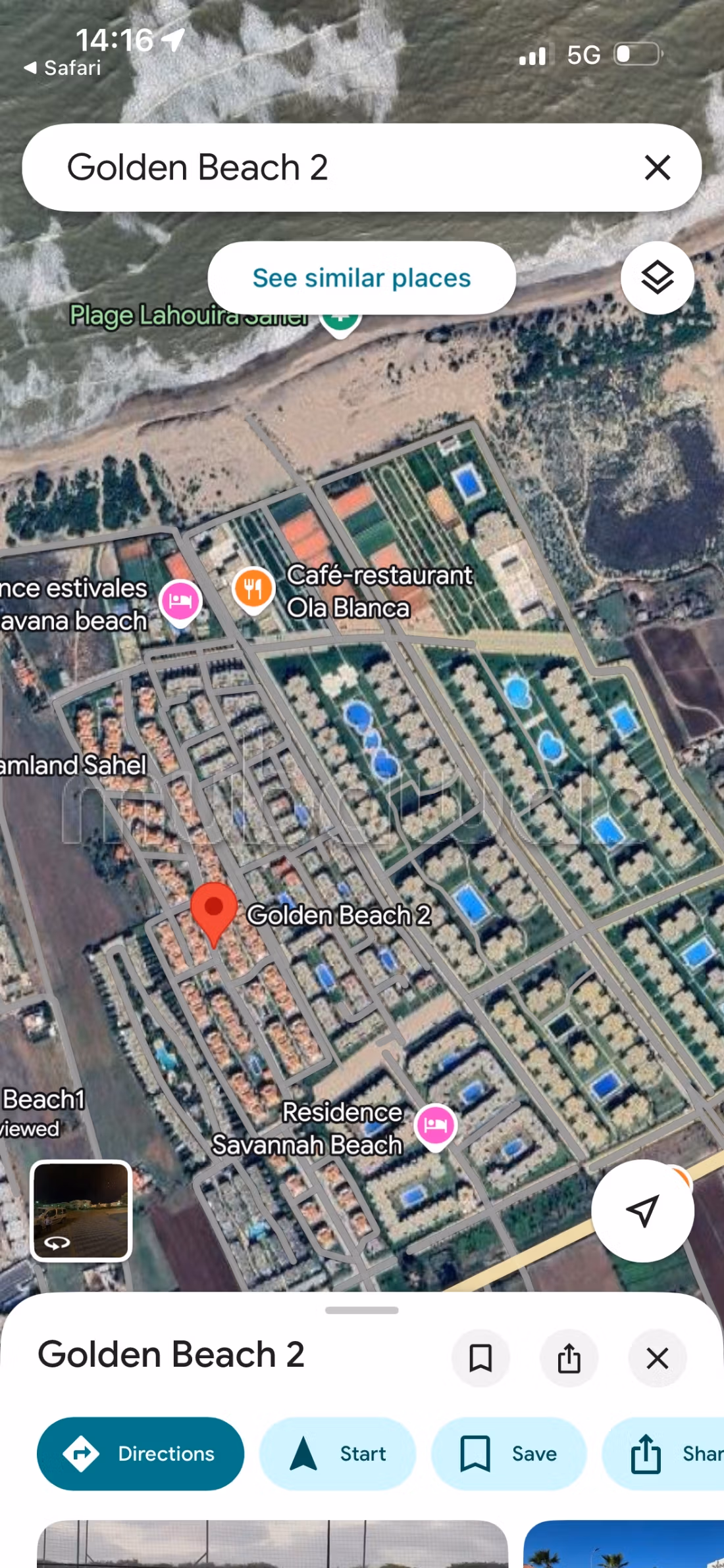 Villa a sidi rahal acces direct plage